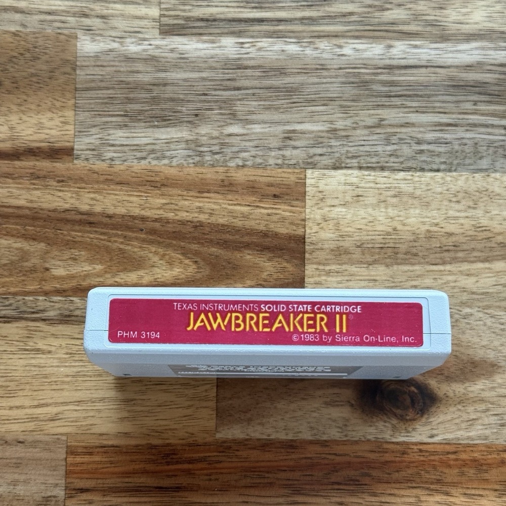 Texas Instruments ITI-99/4A TI-99/4 TI99 JAWBREAKER II 2 Module Videogame